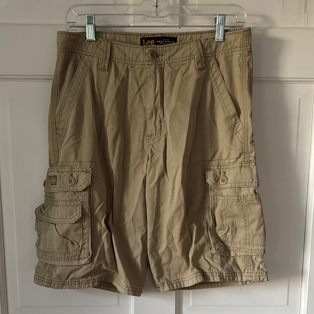 Lee Men's Khaki Cargo Shorts